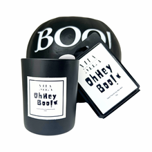 Load image into Gallery viewer, Oh Hey Boo! Hand Poured Scented Soy Cracklewick Candle