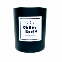 Load image into Gallery viewer, Oh Hey Boo! Hand Poured Scented Soy Cracklewick Candle