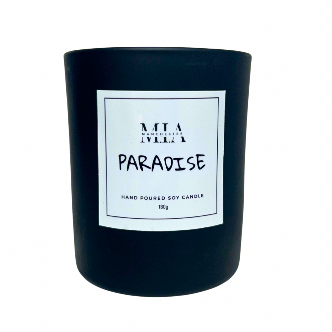 Paradise Rosewood Crackle Wick Candle