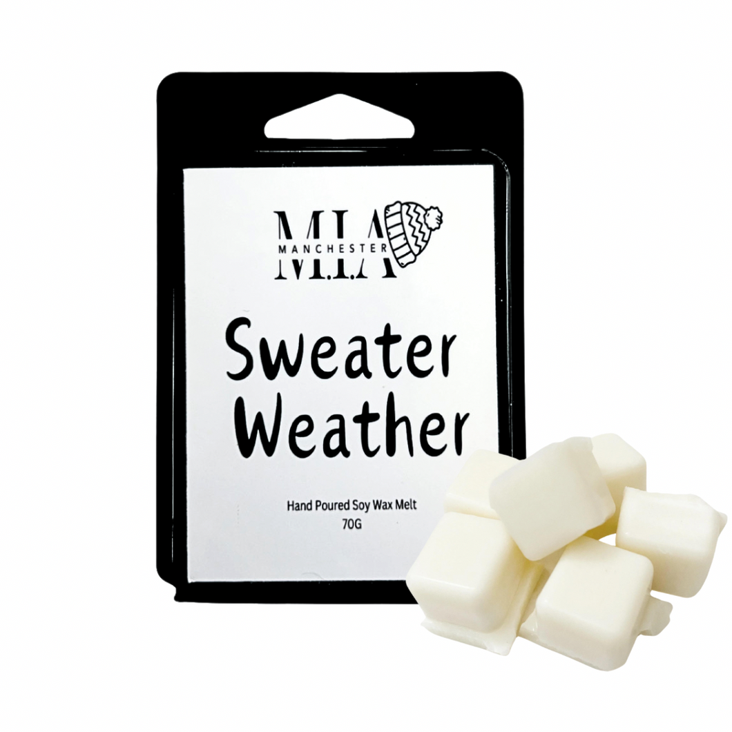 Sweater Weather Hand Poured Scented Soy Wax Melt 70g