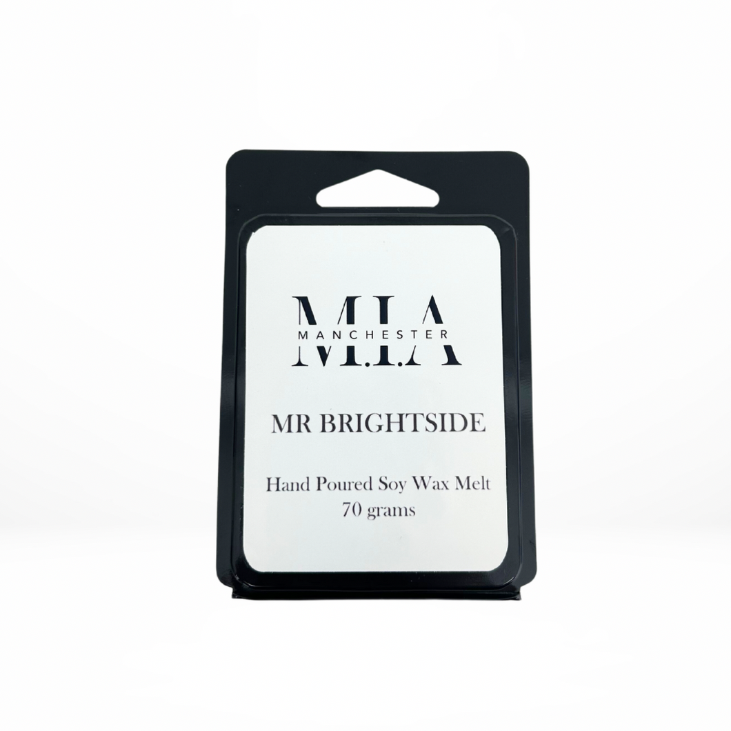 Mr Brightside Hand Poured Scented Soy Wax Melt 70 grams