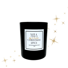 Load image into Gallery viewer, Christmas Spice Hand Poured Scented Soy Crackle Wick Candle 200 grams
