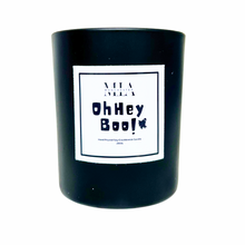 Load image into Gallery viewer, Oh Hey Boo! Hand Poured Scented Soy Cracklewick Candle
