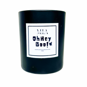 Oh Hey Boo! Hand Poured Scented Soy Cracklewick Candle